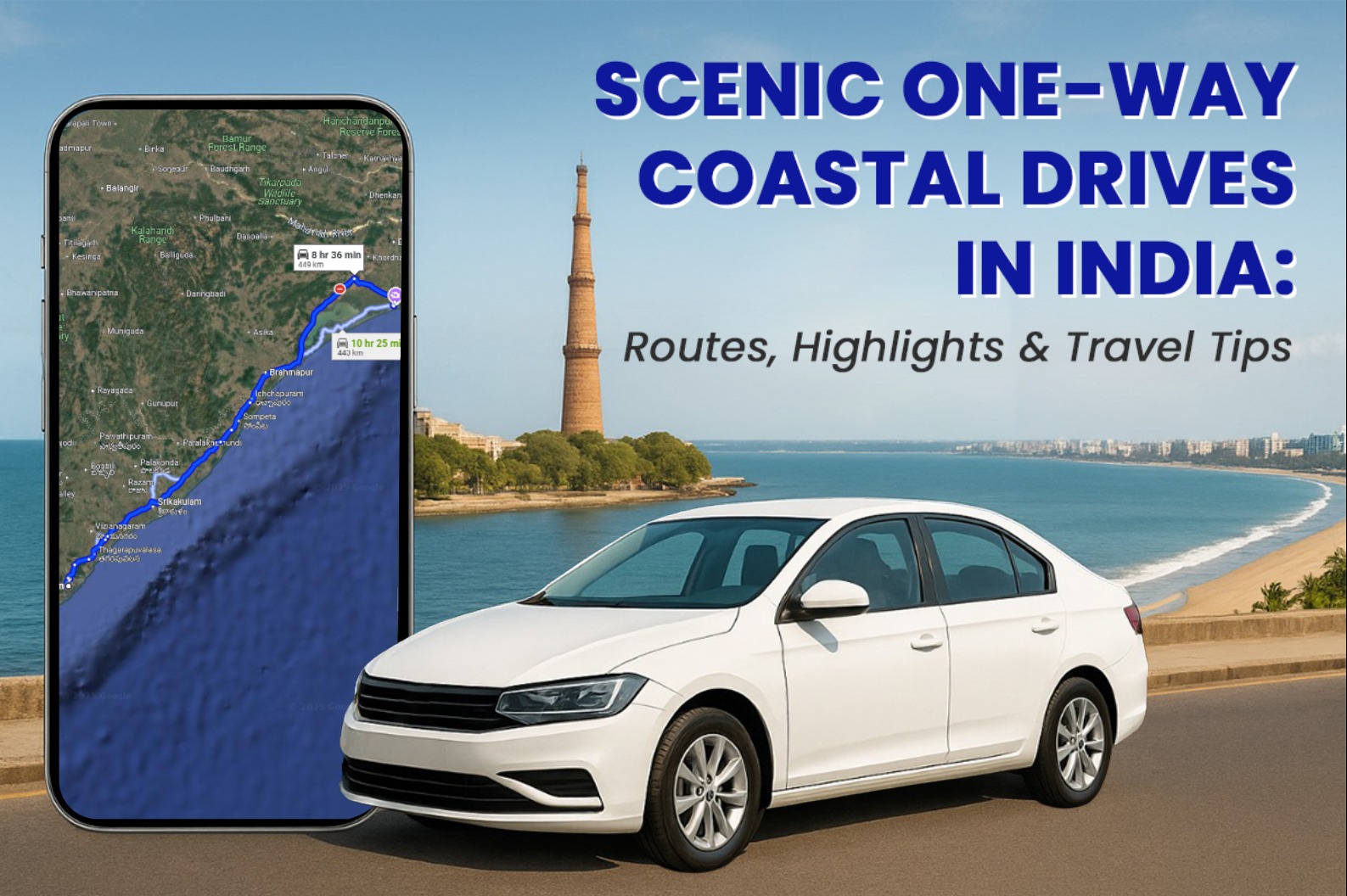 Scenic One-Way Coastal Drives in India