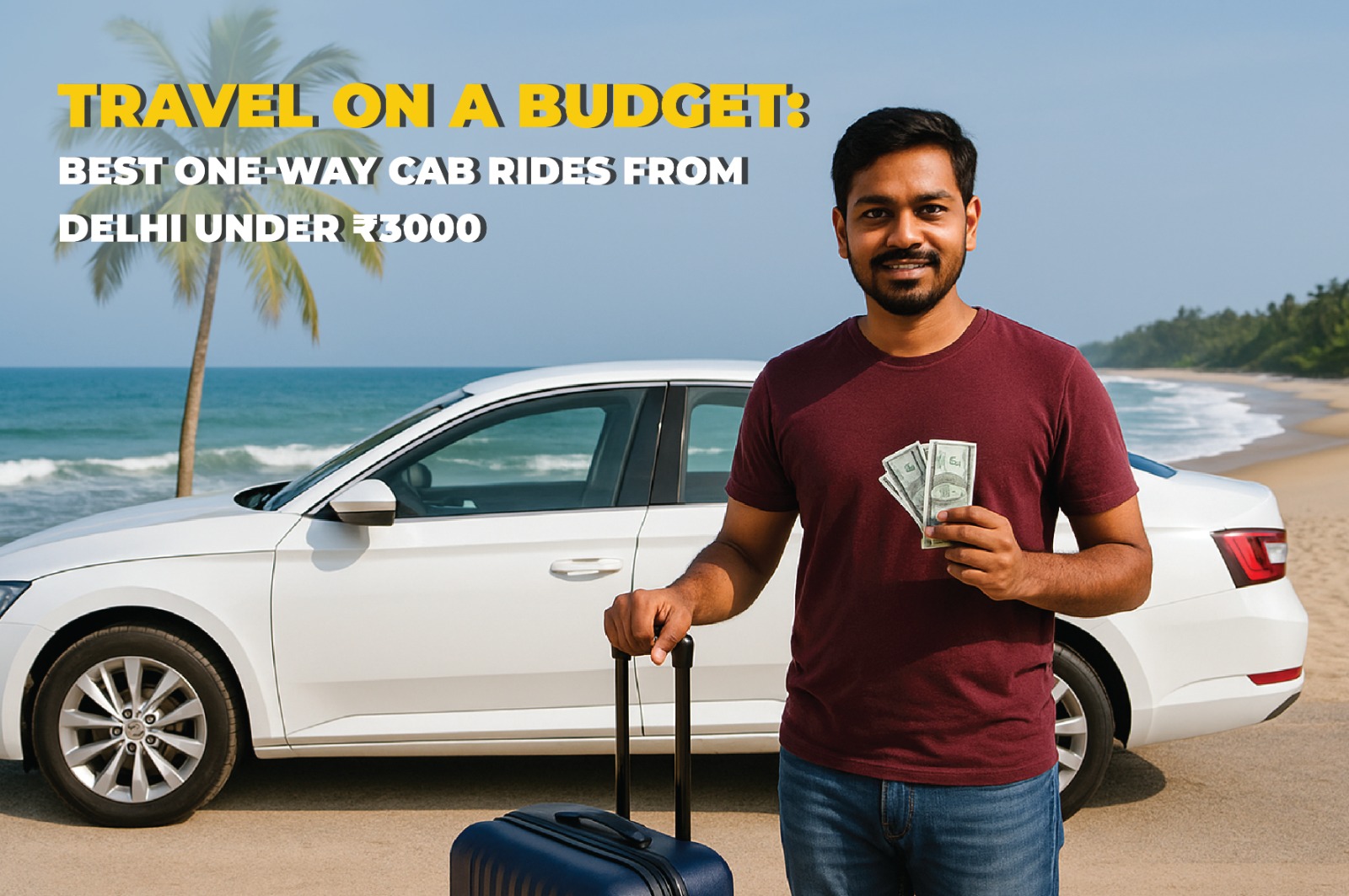 Travel On A Budget Best One-Way Cab Rides From Delhi Under ₹3000
