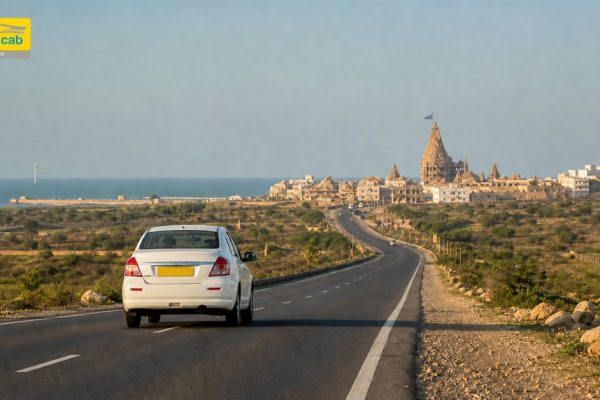 Road route map guide for the Jamnagar to Dwarka journey in Gujarat